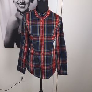 Jcrew slim stretch perfect shirt in Stewart tartan